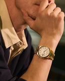Orologio Citizen Automatico Tsuyosa 60, PVD GOLD QUADRANTE BIANCO,  LIMITED EDITION, 40MM - NK0022-50A