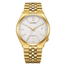 Orologio Citizen Automatico Tsuyosa 60, PVD GOLD QUADRANTE BIANCO,  LIMITED EDITION, 40MM - NK0022-50A