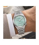 OROLOGIO CITIZEN Tsuyosa 60 in guilloché verde menta, AUTOMATICO, 37MM - NK0030-51X