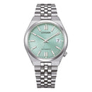 OROLOGIO CITIZEN Tsuyosa 60 in guilloché verde menta, AUTOMATICO, 37MM - NK0030-51X