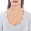 NECKLACE WITH ANGEL IN PERFORATED GOLD - NKT292