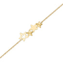 bracciale roberto giannotti in oro giallo 9kt con centrale di stelle e angelo traforato - NKT402