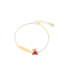 BRACCIALE ROBERTO GIANNOTTI oro 9KT bambino/a con targhetta e orsetto - NKT480
