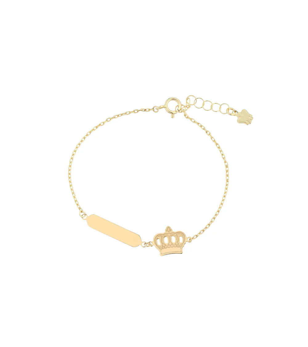 BRACCIALE ROBERTO GIANNOTTI oro 9KT bambino/a con targhetta e orsetto - NKT482