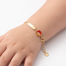BRACCIALE ROBERTO GIANNOTTI oro 9KT bambino/a con targhetta e leone - NKT483