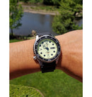 Orologio Citizen Promaster, automatico, cinturino in caucciù quadrante giallo luminescente, 42mm - NY0040-09W