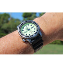 Orologio Citizen Promaster, automatico, cinturino in caucciù quadrante giallo luminescente, 42mm - NY0040-09W