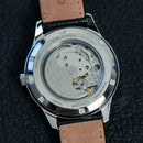 Orologio Automatico Citizen Classic, cinturino in pelle total black ,40MM - NY4058-01E