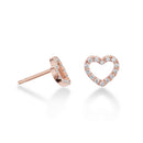 Golay - Heart earrings - OFCU005DI