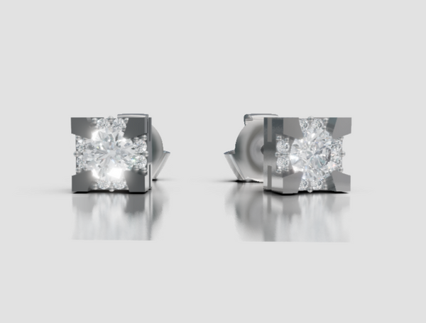 GOLAY - 0,25 ct Diamant-besetzte Punktohrringe - OPLC001DI010