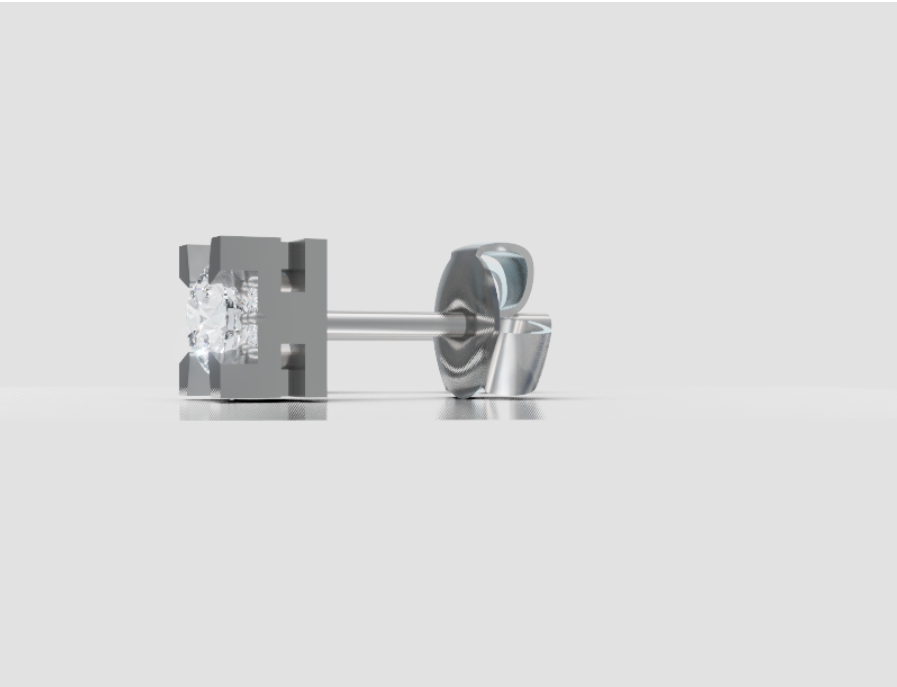 GOLAY - 0,25 ct Diamant-besetzte Punktohrringe - OPLC001DI010