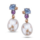 Orecchini De Nobili Positano perle argento e oro 9kt - OR2816