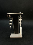 CHIRICO pendant earrings in white gold, pearls and diamonds - OR358/P