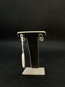 CHIRICO earrings in white gold, sapphires and diamonds, 0.12ct - OR373