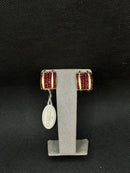 CHIRICO earrings in yellow gold, rubies and diamonds, 0.22ct - ORA240