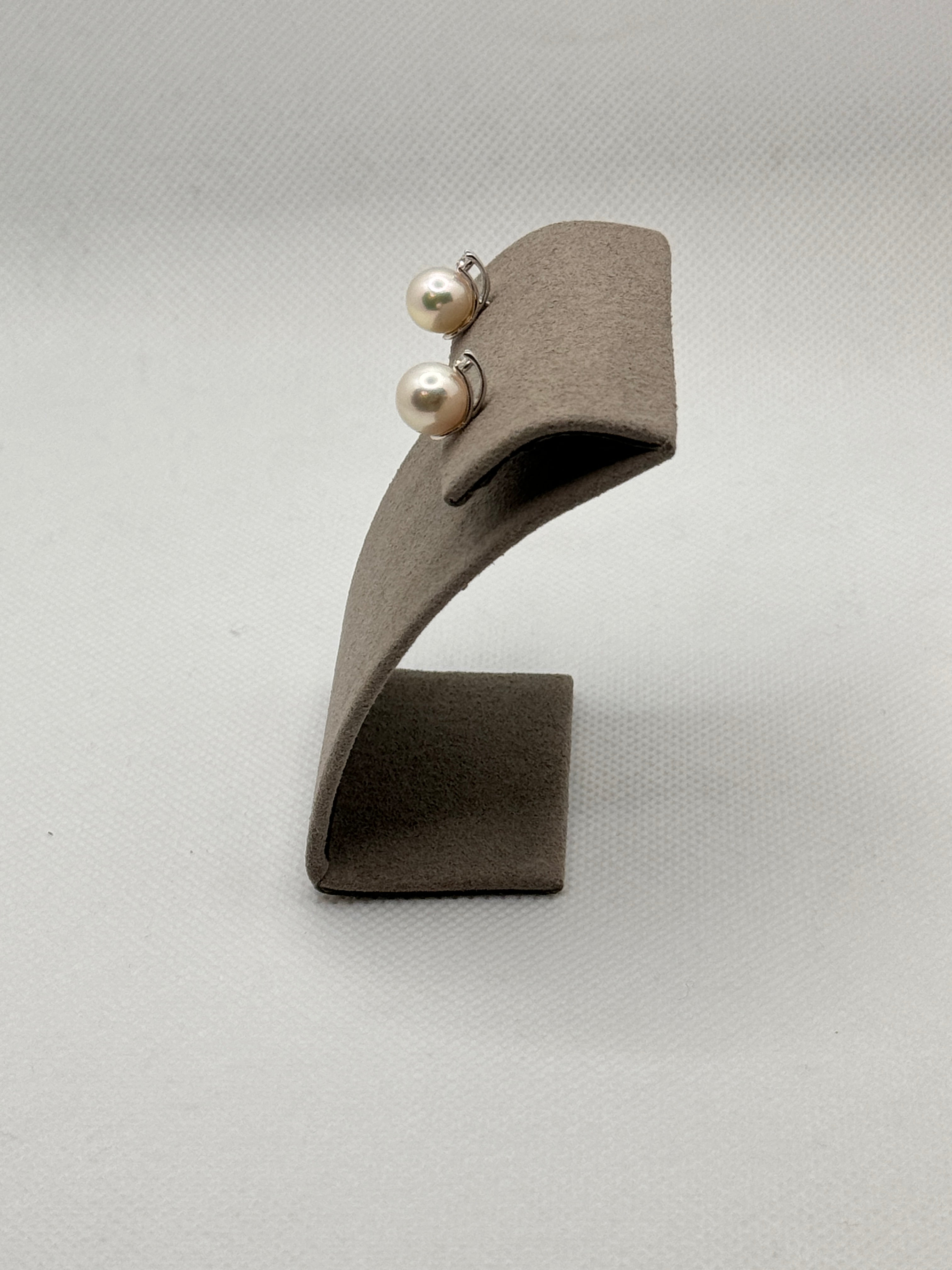 Mazza – 9–9,5 japanische Akoya-Perlen- und Diamantohrringe – ORPBR03P