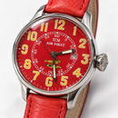 Orologio Terra Cielo Mare Air First — 44 mm — Automatico con datario, quadrante rosso — NOS Limited Edition n.66/70 - TC6023AC6PAL