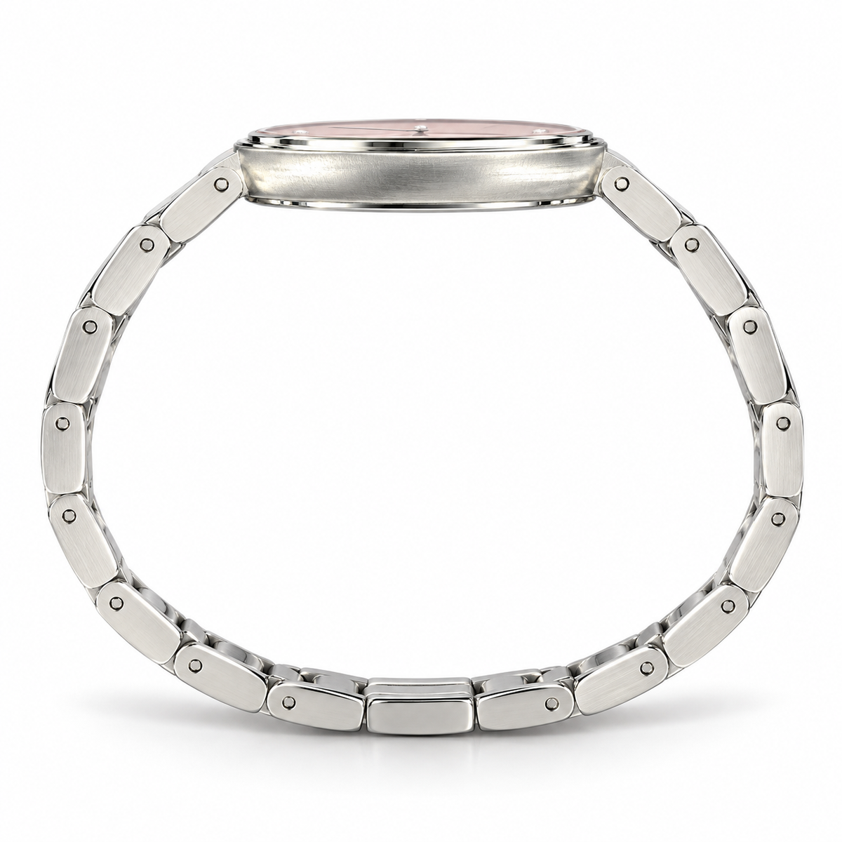 Orologio Calvin Klein Impulsive Donna — 27 mm — Movimento al quarzo, quadrante rosa sunray con 4 zirconi — NOS - 5002.9561