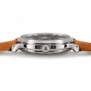 Orologio Altanus Prestige — Automatico con fondello a vista, quadrante nero e cinturino marrone — NOS, 41mm - 7938