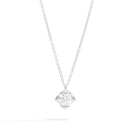 Girocollo Recarlo punto luce a quattro griffe, in oro bianco 18kt e diamante 0.22ct - P01PX030/021