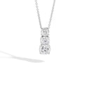 Girocollo trilogy Recarlo in oro bianco e diamanti, 0.34ct - P04TS252/035