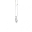 Girocollo trilogy Recarlo in oro bianco e diamanti, 0.34ct - P04TS252/035