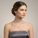Girocollo trilogy Recarlo in oro bianco e diamanti, 0.34ct - P04TS252/035