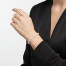Miluna Oriente pearl bracelet with 18KT white gold clasp - PBR1675V