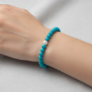 Bracciale Miluna collezione "TERRA E MARE", Perla freshwater e Agglomerato di Turchese - PBR1794V
