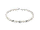 Pulsera Miluna de perlas Oriente con esferas en oro blanco de 18kt - PBR3715