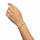 Bracciale Miluna di perle Oriente con chiusura in oro bianco 18kt, 4.5-5mm - PBR3730