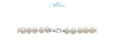 Collana Miluna di perle Oriente 40 cm con chiusura in oro bianco - PCL4197V