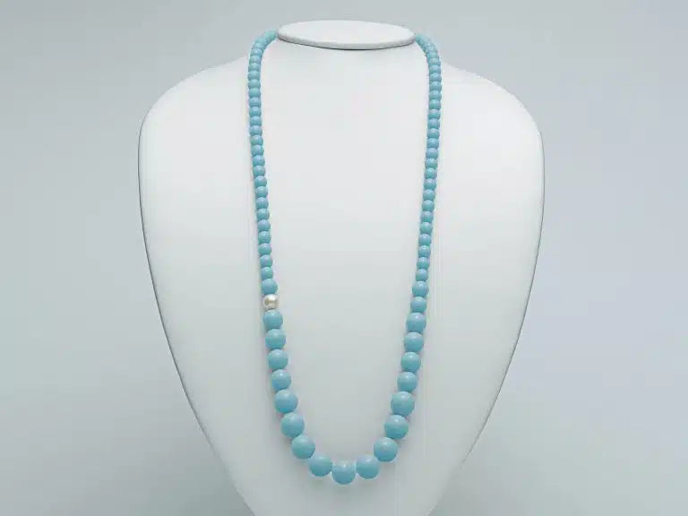 Collana Miluna con chiusura in argento e pasta di corallo turchese - PCL4665