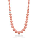 Collana Miluna con chiusura in argento e pasta di corallo rosa - PCL5077