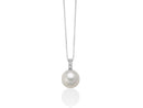 Miluna Collana in oro bianco 18 kt con perla Oriente 8,5-9 mm e diamanti naturali ct 0,045 - PCL6276