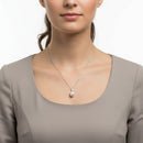Collana Miluna con perla Oriente a goccia e diamanti in oro 375, 7-7.5mm - PCL6511X