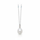 Collana Miluna con perla Oriente a goccia e diamanti in oro 375, 7-7.5mm - PCL6511X