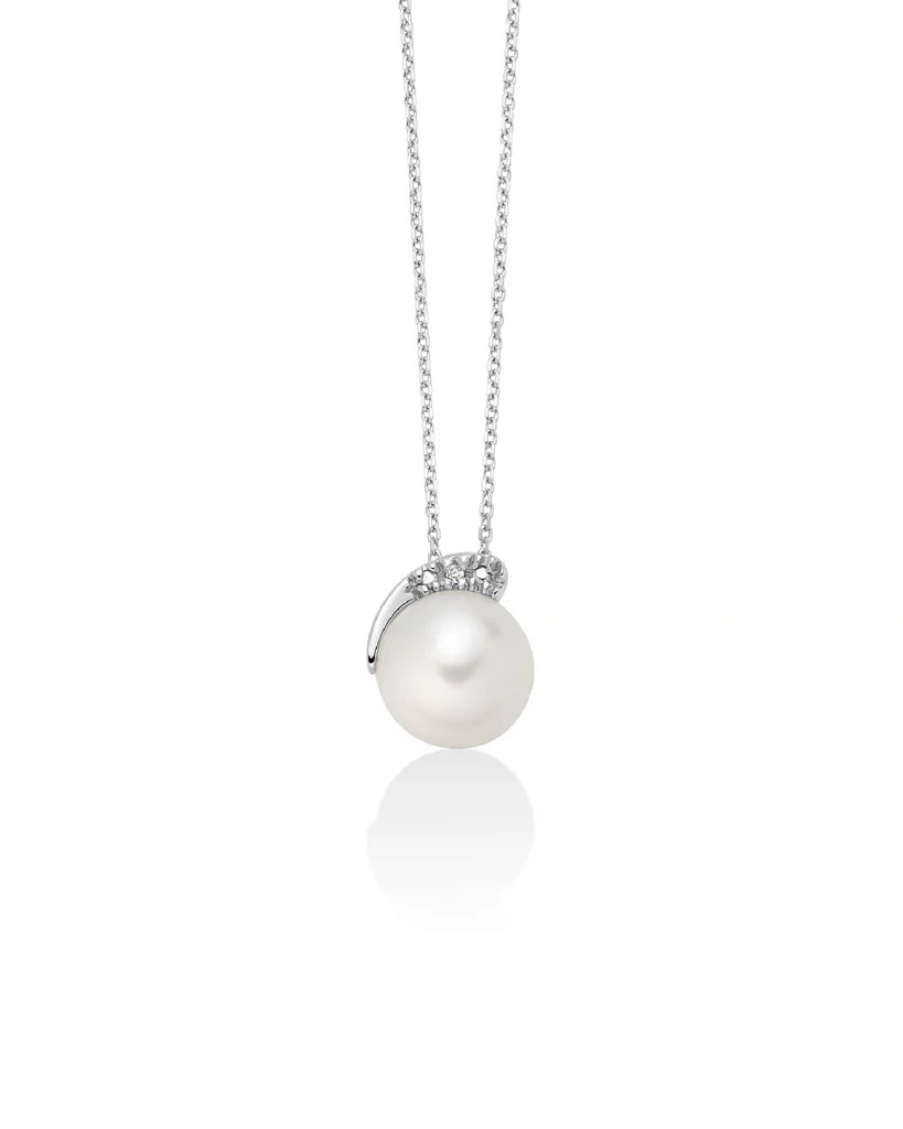 COLLIER PERLE E DIAMANTI - PCL6554