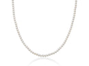 Collana Miluna perle orientali di acqua dolce, chiusura in oro bianco 18kt, 4-4,5MM - PCL6774