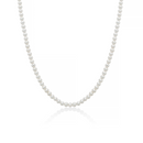 Collana Miluna con perle orientali di acqua dolce e chiusura in oro bianco 9kt, 4-4.5mm - PCL6835BX