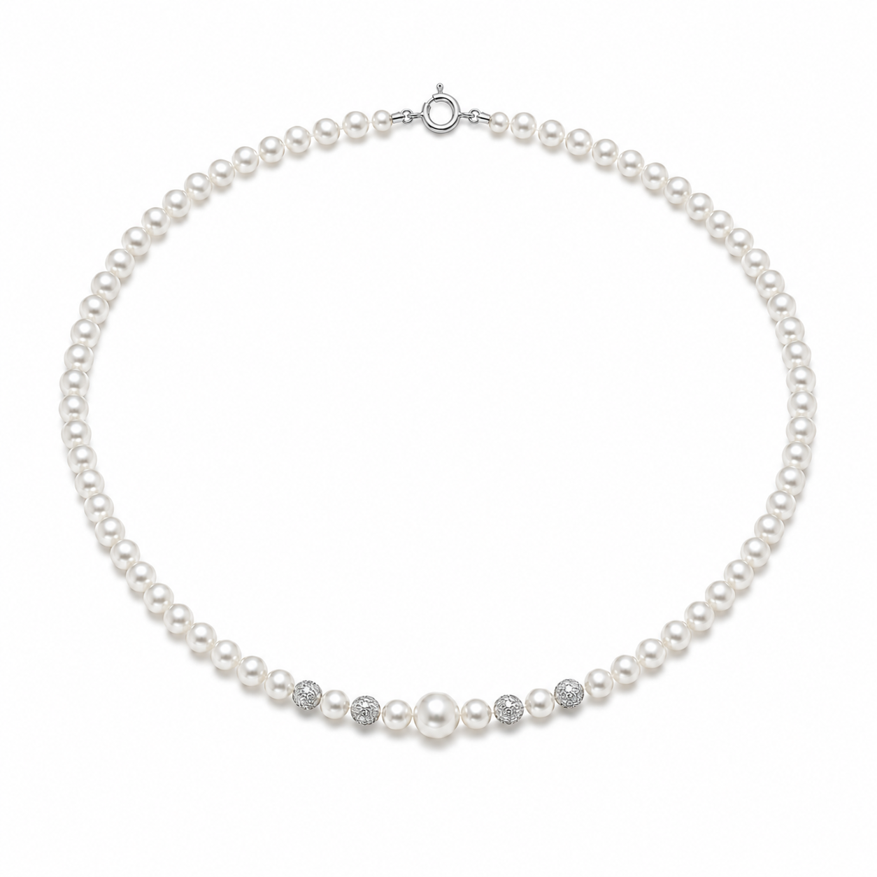 Collana Miluna PCL6971 – Perle d'Acqua Dolce e Oro Bianco 18 kt - PCL6971