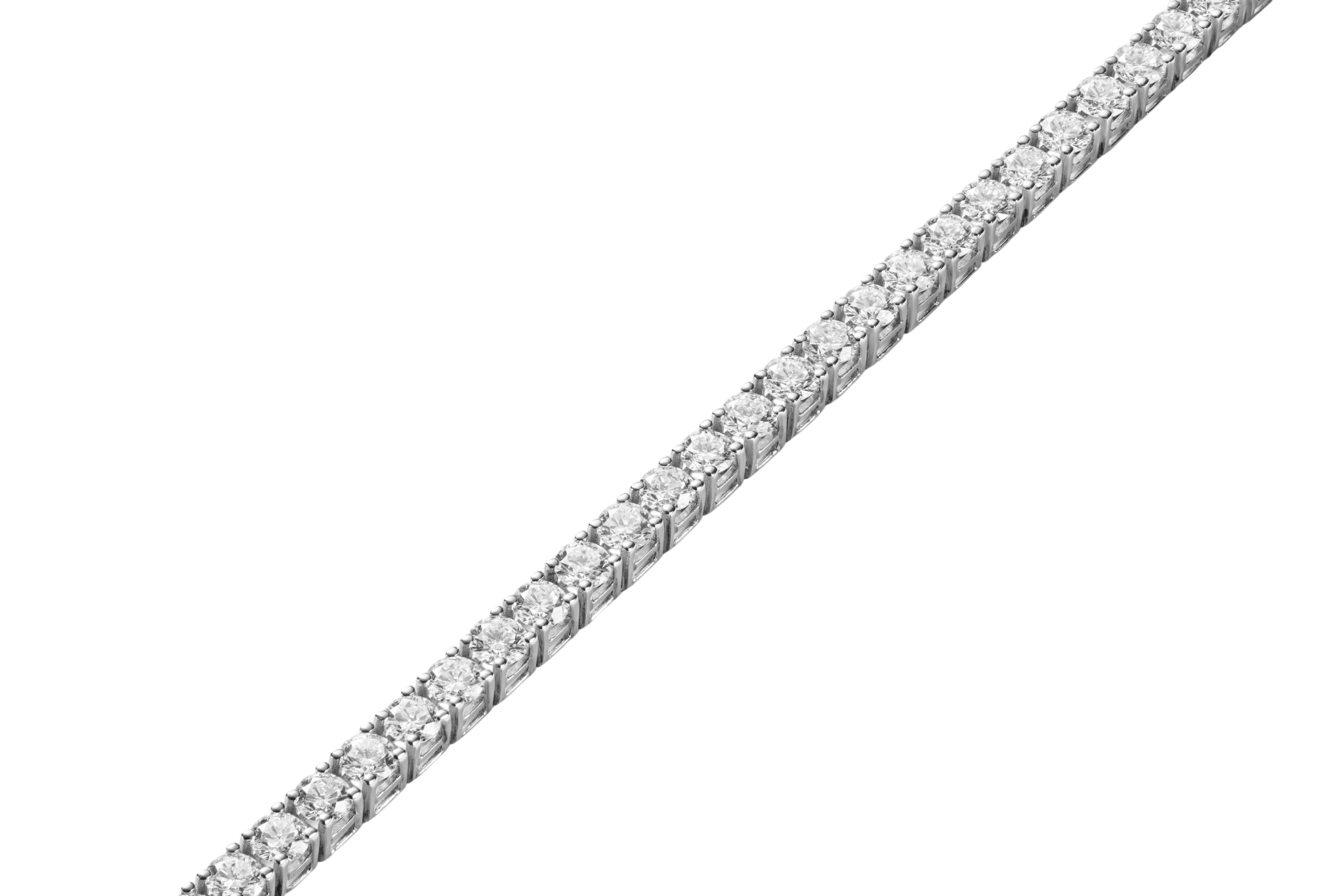 Perdirtiche - Bracciale tennis in oro bianco 18kt e diamanti 1.70ct - PDC015-170