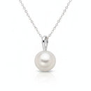 Pendente Miluna in oro bianco 18kt e perla orientale di acqua dolce, 7-7.5mm - PFD971