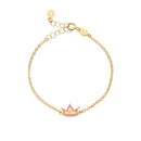 Bracciale LE BEBè PRIMEGIOIE, DA BIMBO, Lucciole in oro giallo 9KT con coroncina e diamante - PMG201