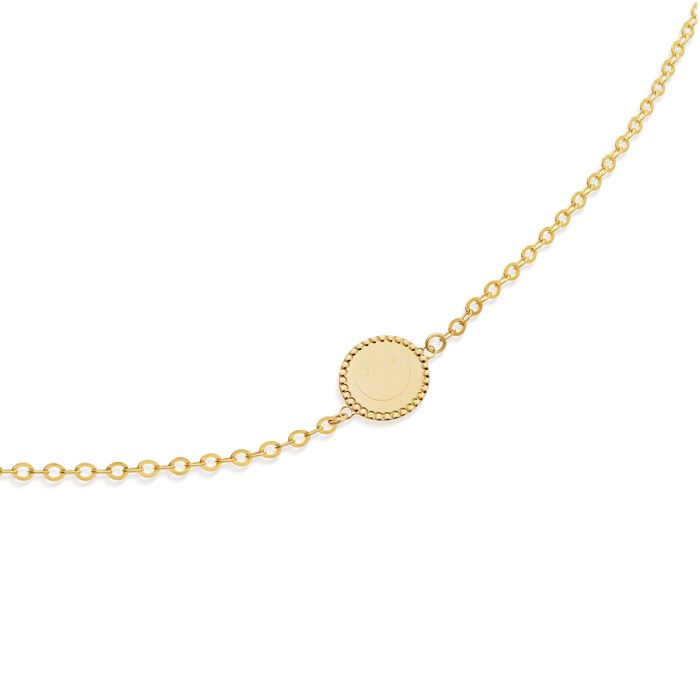 Bracciale le bebè primegioie Scintille in oro giallo 9kt e Smile - PMG229