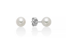 Orecchini Miluna di perle gemelle Oriente in oro bianco 9KT - PPL556BBMX