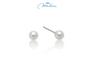 Orecchini Miluna di perle gemelle Oriente in oro bianco - PPN555BMV3