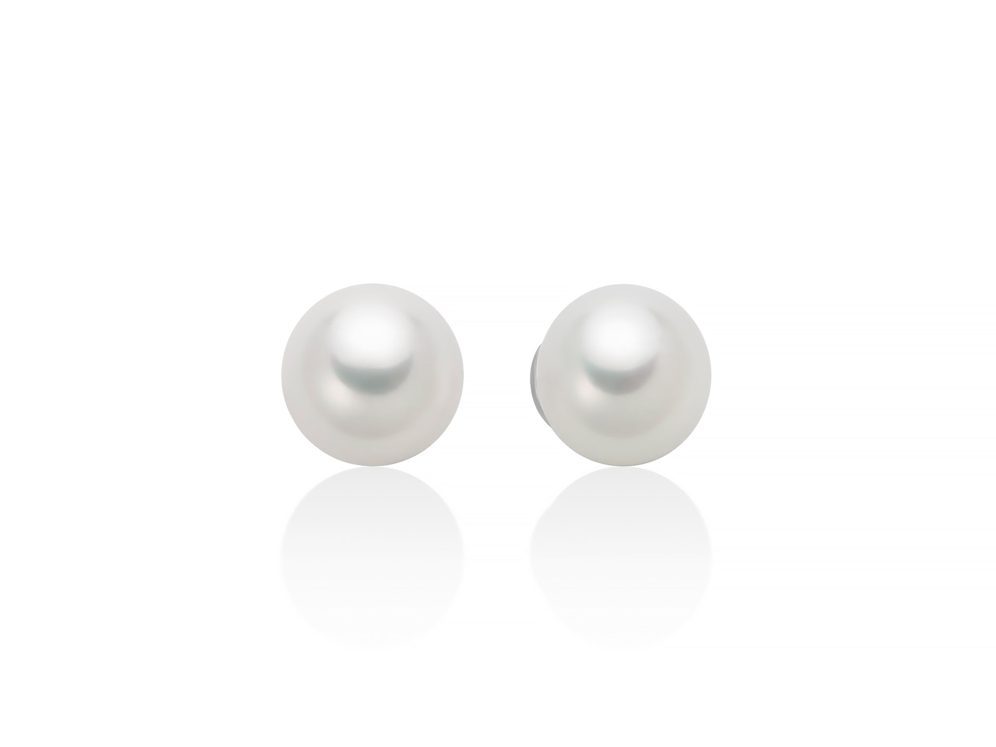 Orecchini Miluna di perle gemelle Oriente in oro bianco 18kt, 8-8.5mm - PPN885BMV3
