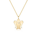 COLLAR ROBERTO GIANNOTTI CON COLGANTE ÁNGEL CHARM EN ORO AMARILLO DE 9KT Y DIAMANTE - PZ657