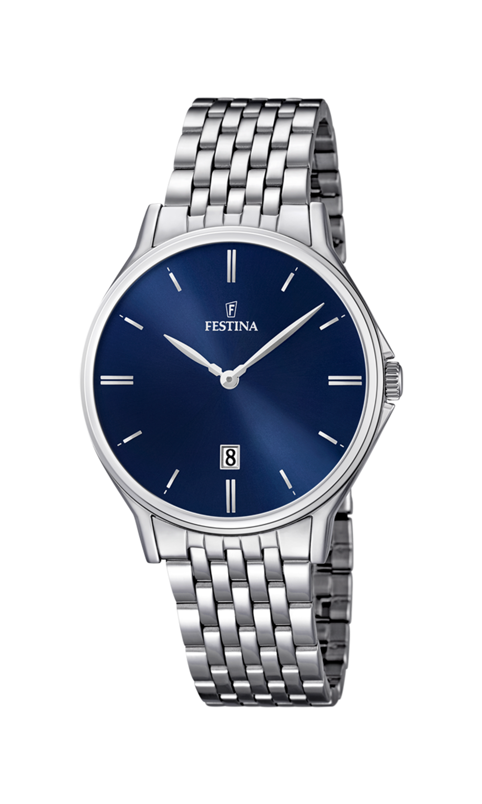 Orologio da uomo Festina Classics, quarzo quadrante blu, 39mm - F16744/3